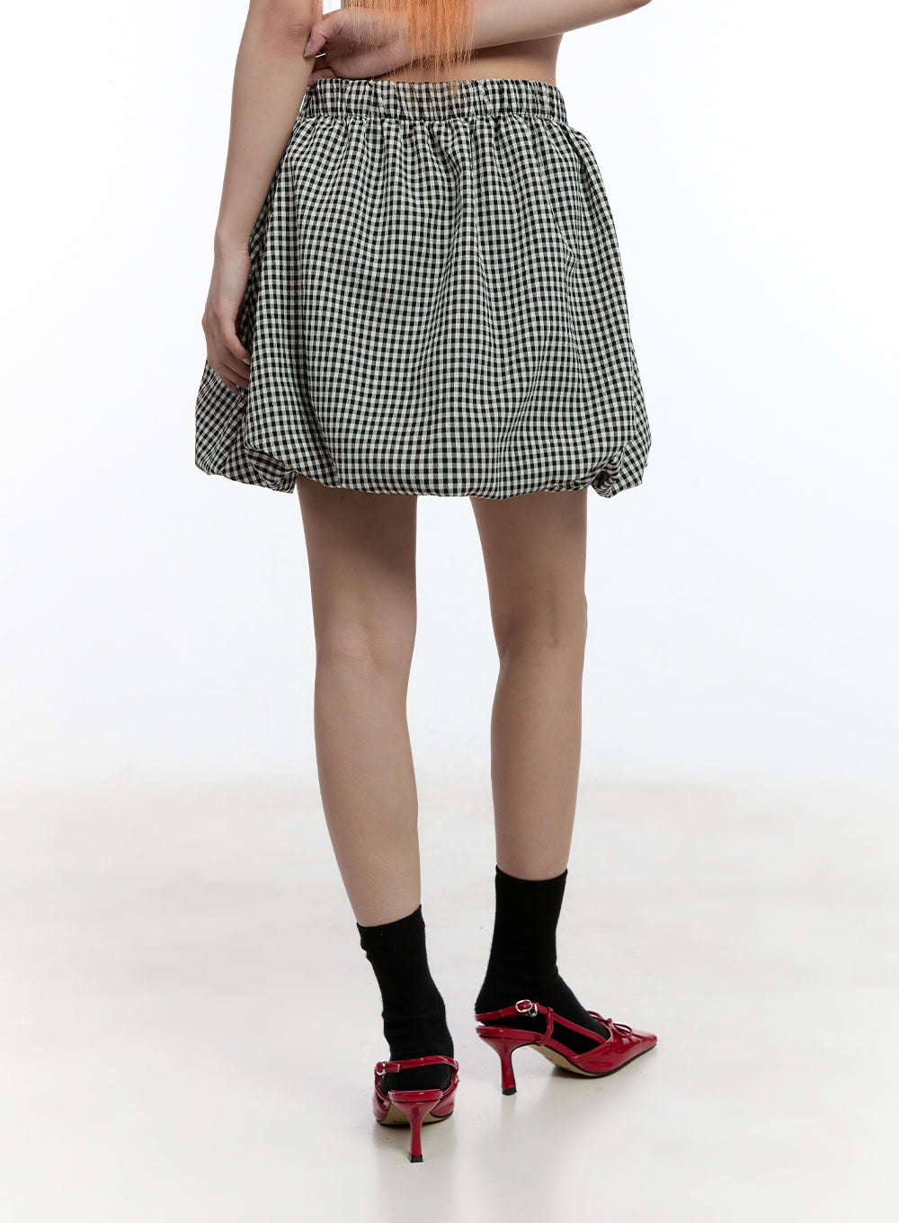 Gingham Check Mini Skirt CU502